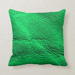 Diseño verde de neón de la almohada del cocodrilo