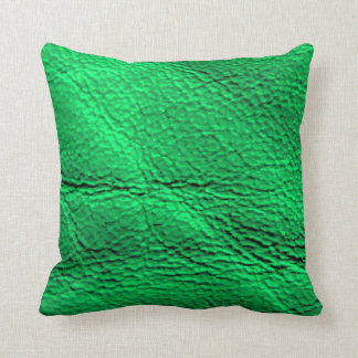 Diseño verde de neón de la almohada del cocodrilo