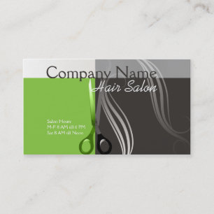 Diseño verde y gris de la tarjeta de visita del