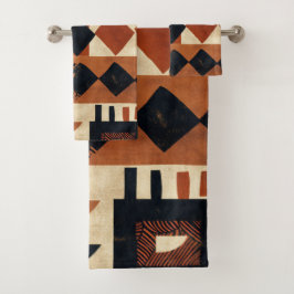 Diseño vertical con elementos africanos