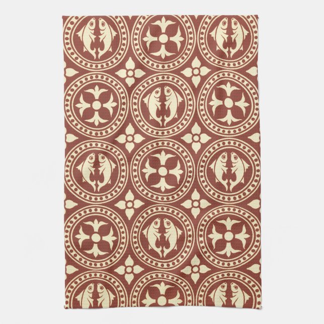 Diseño victoriano #7 @ Susiejayne Kitchen Toalla (Vertical)