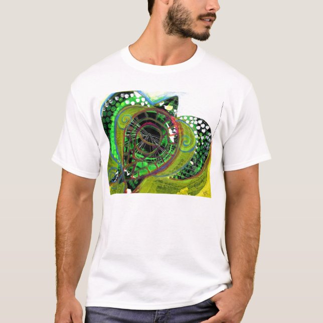 Diseño Vinnyfish de la CAMISETA del arte abstracto (Anverso)