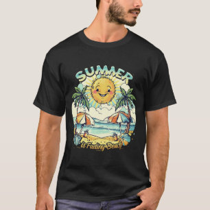 diseño vintage de camisetas de vibes de verano