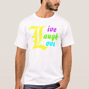 Diseño VIVO de la camiseta del AMOR de la RISA de