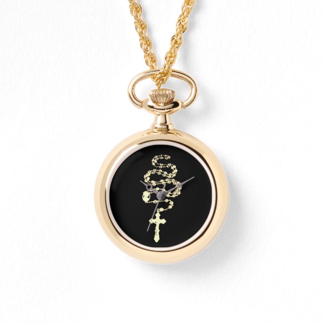 diseño y estilo de collar de relojes (Anverso)