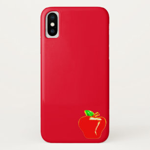 diseño y estilo de funda de iphone X de manzana