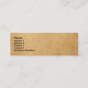 DISEÑOS ADAPTABLES DE LA TARJETA DE VISITA