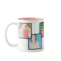 Diseños adaptables de la taza del 2-Tono de