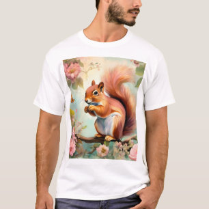 Diseños creativos de camisetas de ardilla