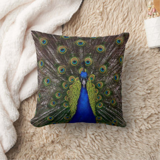 Diseños de almohada de pavo real