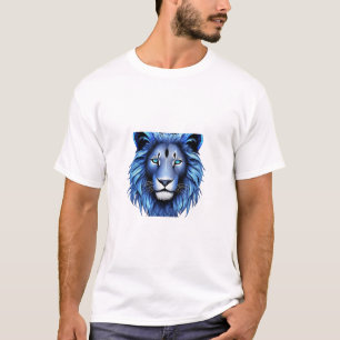 Diseños de camiseta de león geométrico majestuoso