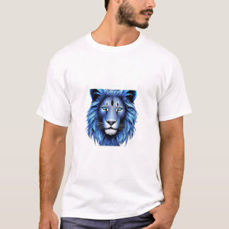 Diseños de camiseta de león geométrico majestuoso