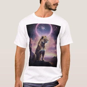 Diseños de camiseta de vidrio templado para leones
