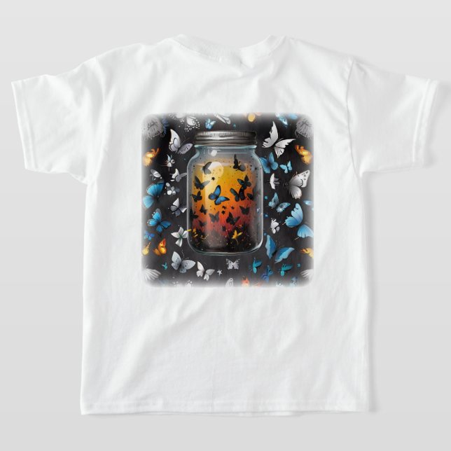 Diseños de camisetas con mariposa de Personalizado (Distribución Reverso )