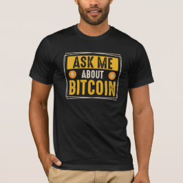 Diseños de camisetas de bitcoin y criptodivisa