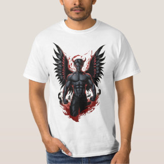 Diseños de camisetas de malvado Angel Battle