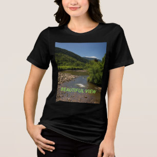 "Diseños de camisetas de tres mezclas para mujeres