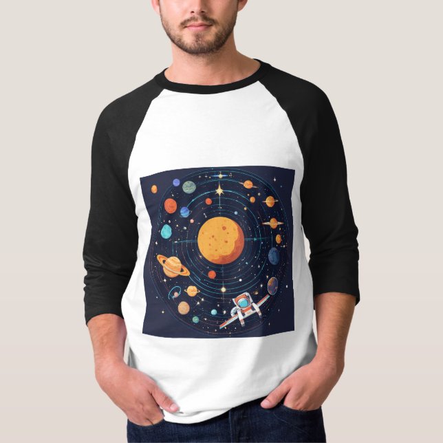 Diseños de camisetas inspirados en la gravedad (Anverso)