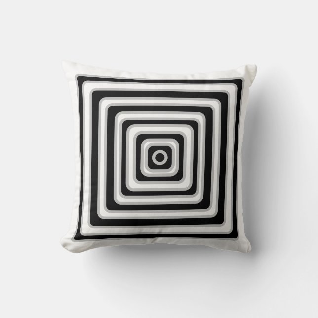 diseños de cojines en blanco y negro el (Anverso)