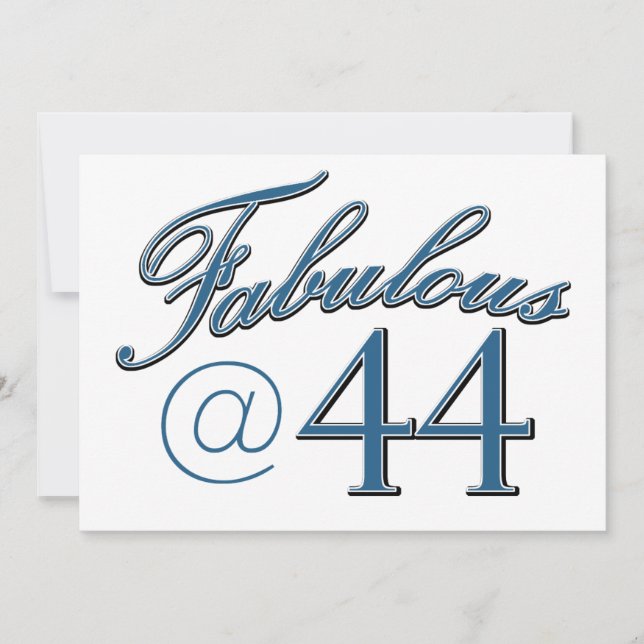 diseños de cumpleaños de 44 años (Anverso)