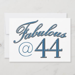 diseños de cumpleaños de 44 años