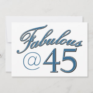 diseños de cumpleaños de 45 años