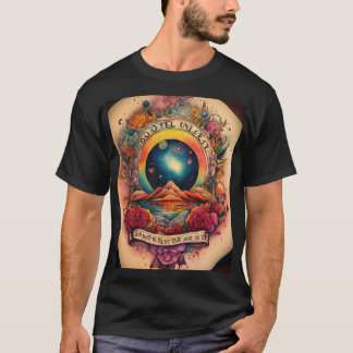 Diseños de flores en camisetas