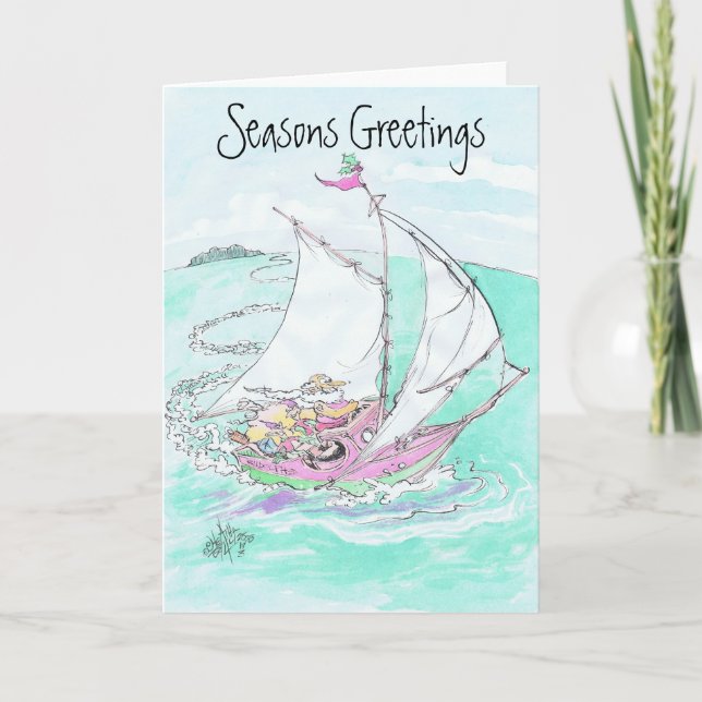 Diseños de la tarjeta de Navidad (Anverso)