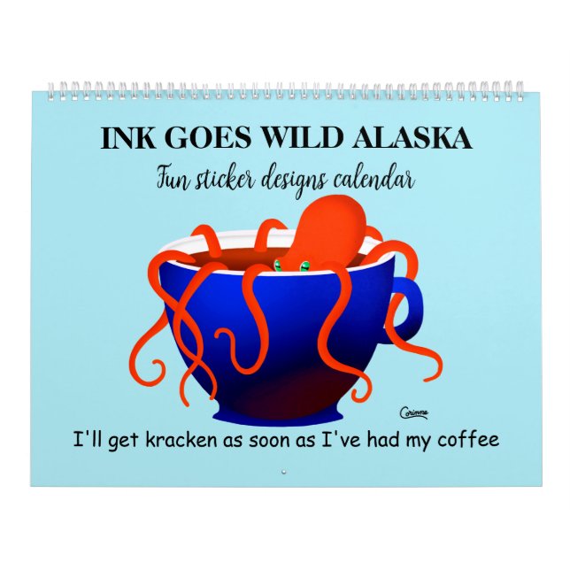 Diseños de Pegatinas divertidos - Calendario grand (Tapa)