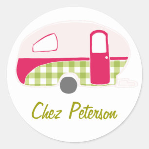 Diseños de pegatinas personalizadas de caravana re