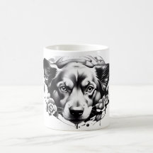 Diseños de tazas de café para perros y gatos