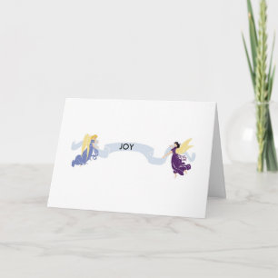 Diseños de temporada navideña tarjeta de anuncio d