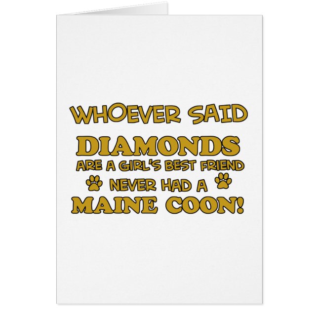 Diseños del coon de Maine (Frente)