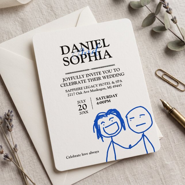 Diseños divertidos de invitaciones de boda  (Subido por el creador)