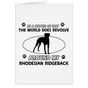 diseños divertidos de RHODESIAN RIDGEBACK