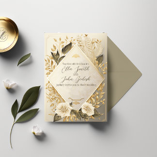 Diseños editables de lujo para invitaciones de bod