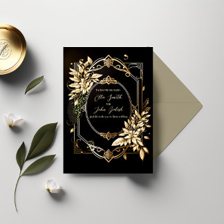 Diseños editables de lujo para invitaciones de bod