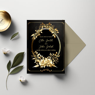 Diseños editables de lujo para invitaciones de bod