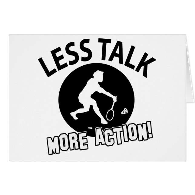 Diseños frescos del BÁDMINTON (Anverso (Horizontal))