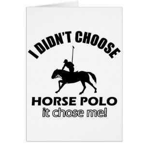 Diseños frescos del polo del caballo