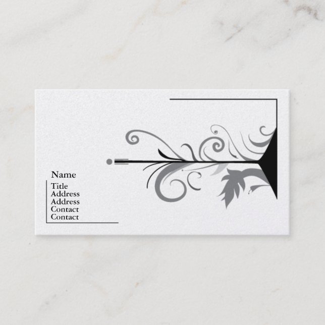 Diseños grises de sensación de la tarjeta de (Anverso)