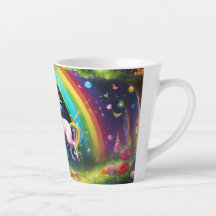 Diseños mágicos de tazas de café con unicornio en 