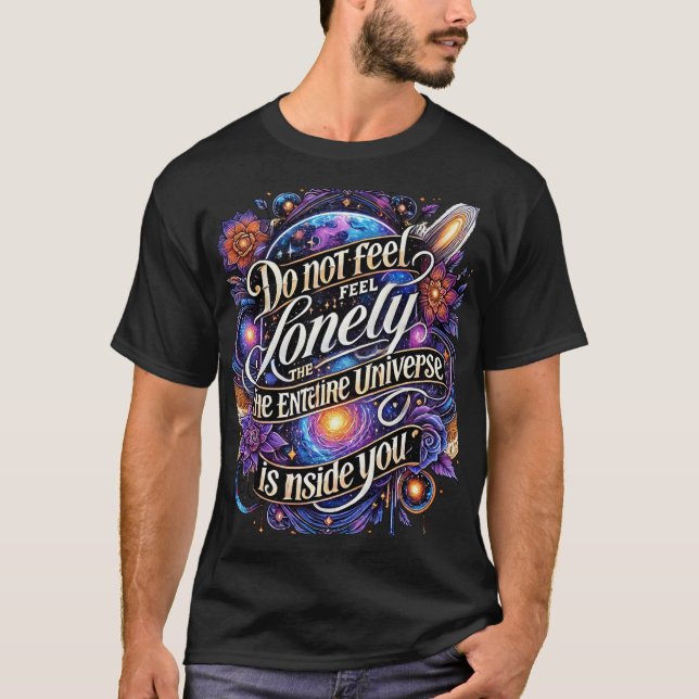 Diseños místicos de camisetas del Universo (Anverso)