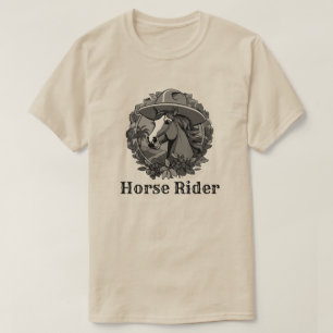 Diseños para la camiseta moderna de caballos