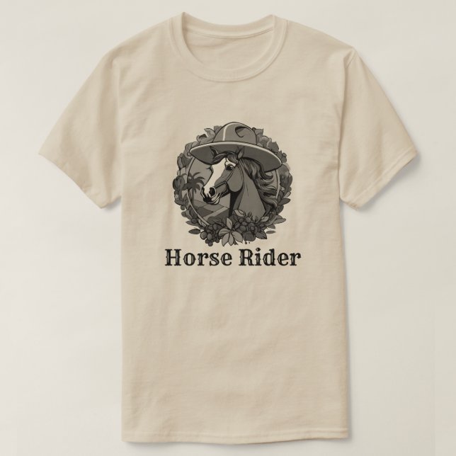 Diseños para la camiseta moderna de caballos (Diseño del anverso)