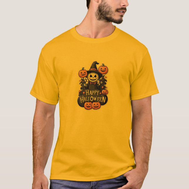 Diseños personalizados de camisetas de Halloween e (Anverso)