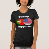 Diseños portugueses de la camiseta de Trump