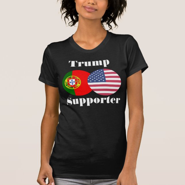 Diseños portugueses de la camiseta de Trump (Anverso)