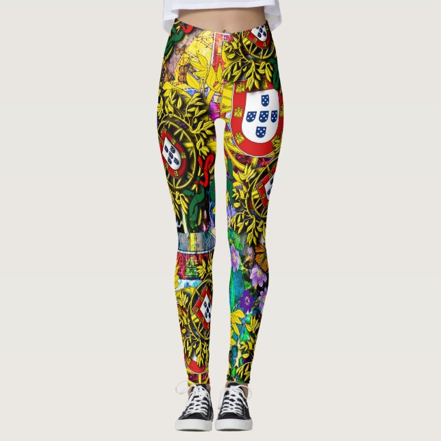 Diseños portugueses Leggings (Anverso)