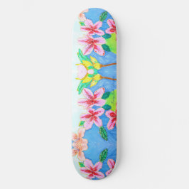 Diseños Tropical Azalea Skateboard Ariella & Lily